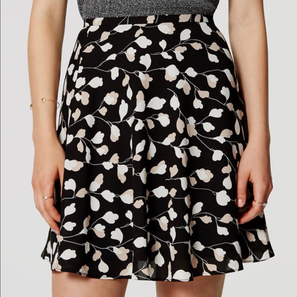 Ann Taylor Loft Floral Skirt